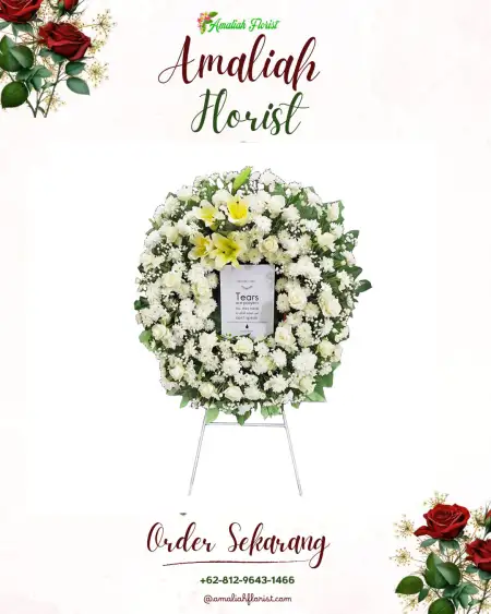 Krans Bunga Duka Pademangan Timur